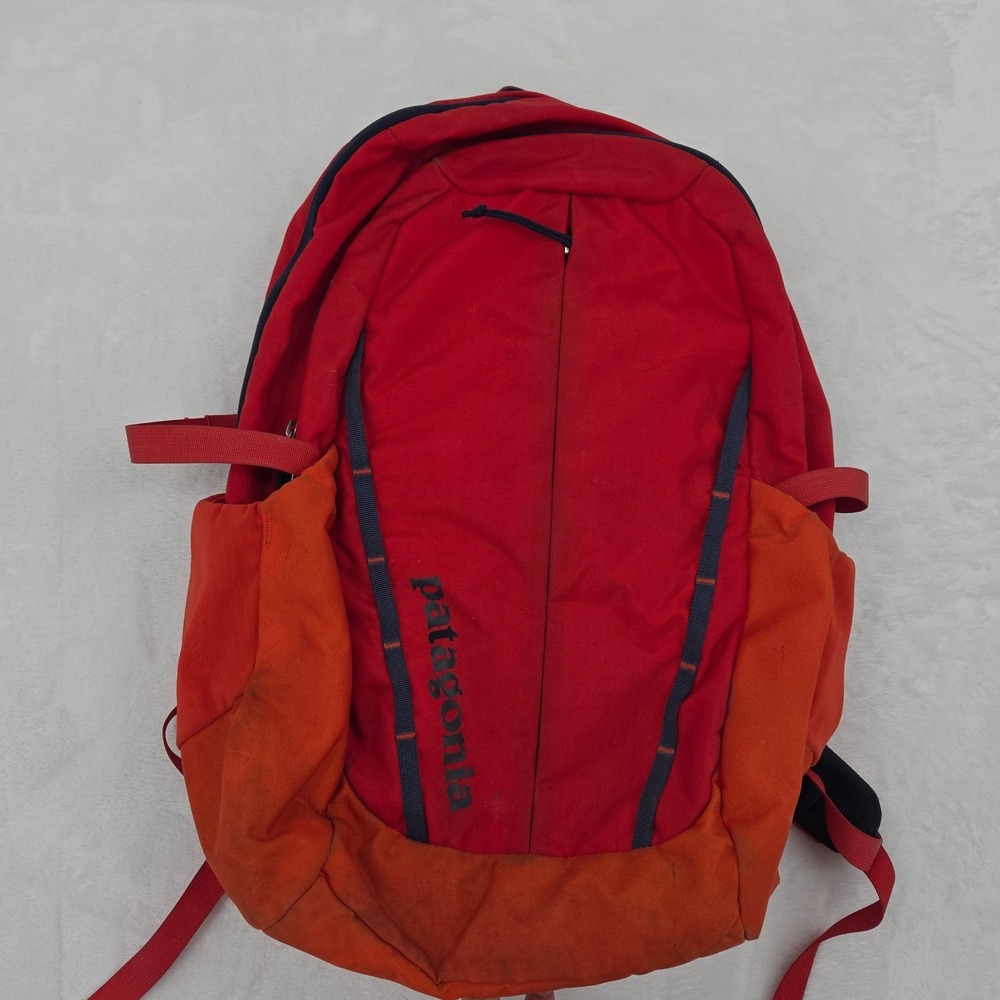 Patagonia Refugio 28L Hiking Backpack In Red Good Shape WRITING See Pics